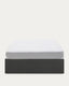 Matters ottoman bed base in black for a 180 x 200 cm mattress