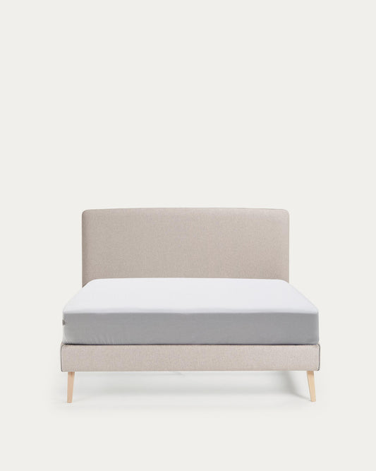 Dyla bed cover for a 150 x 190 cm mattress in beige