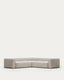 Blok beige chenille 4-seater corner sofa 290 x 290cm FSC Mix Credit