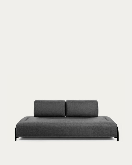Module 3 seaters Compo dark grey 232 cm