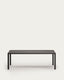 Culip aluminium outdoor table in powder coated grey finish, 220 x 100 cm