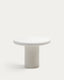 Addaia Round Table in White Cement Ø90 cm
