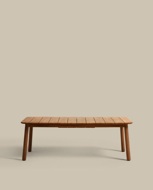 Turqueta extendable table made from solid teak wood, 220 (294) x 100 cm, FSC 100%