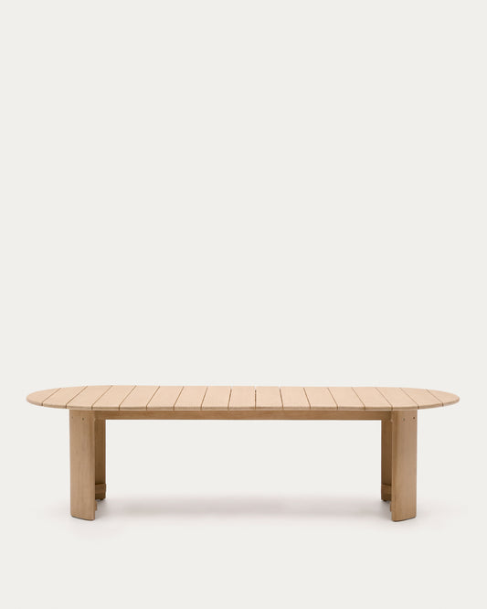 Xoriguer table made of solid eucalyptus wood, 280 x 110 cm, FSC 100%