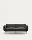 Sorells modular 2-seater outdoor sofa in aluminium with grey finish 201 cm