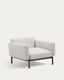 Sorells outdoor modular armchair in aluminium with green finish