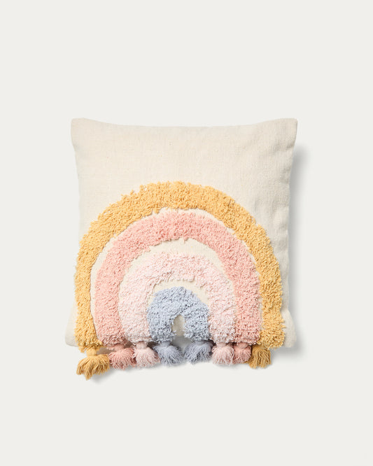 Tadea Cushion Cover 100% cotton multicolor rainbow 45 x 45 cm