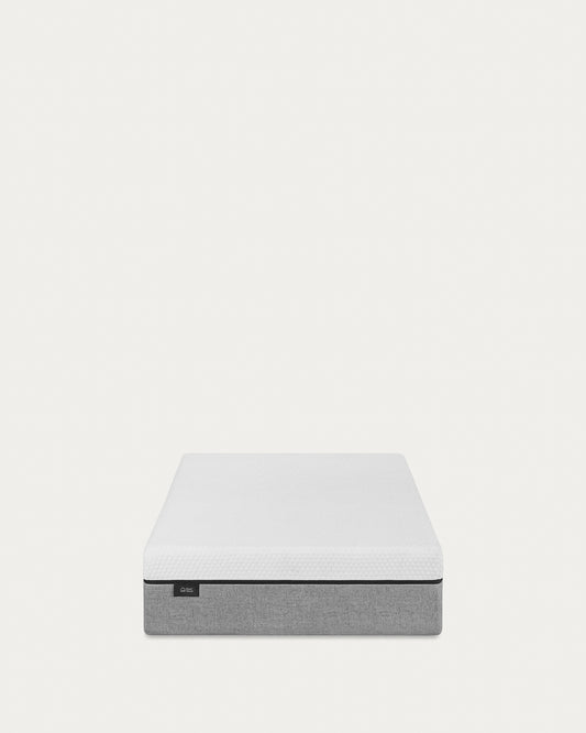 Eva viscoelastic mattress with removable cover 90 x 190 cm