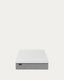 Eva viscoelastic mattress with removable cover 90 x 190 cm