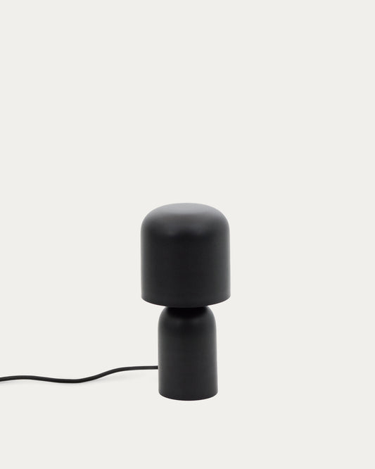 Monze table lamp in black painted metal