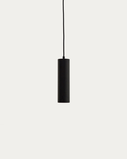 Andia aluminium ceiling lamp with black painted finish