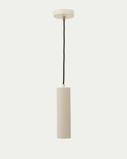 Andia aluminium ceiling lamp with beige painted finish