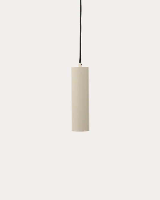 Andia aluminium ceiling lamp with beige painted finish