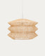 Dakit ceiling lamp shade in rattan with light finish 60 x 39cm