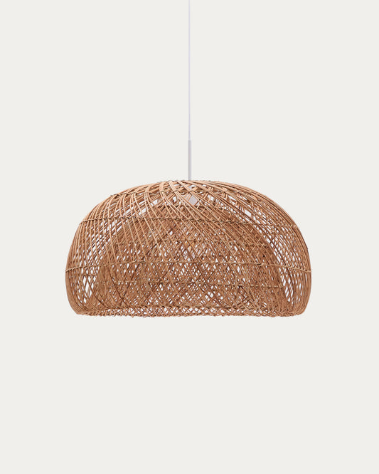Isora rattan ceiling lamp shade with natural finish Ø60cm