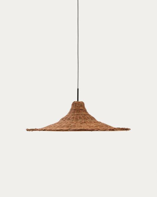 Bladia rattan ceiling lamp shade with natural finish Ø70cm