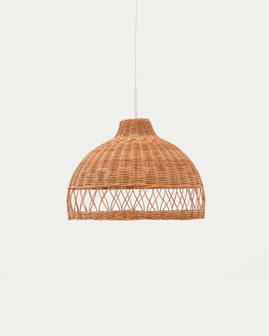 Loura rattan ceiling lamp shade with natural finish Ø40cm