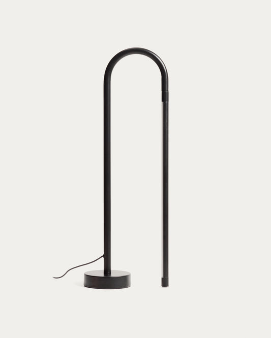Bow black aluminium table lamp