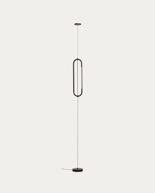 Bow black aluminium ceiling lamp Ø 16 cm