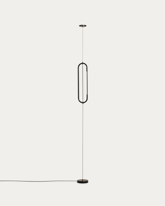 Bow black aluminium ceiling lamp Ø 16 cm