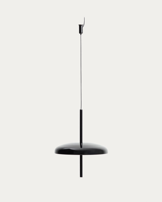 Porte black aluminium portable ceiling lamp Ø 16 cm