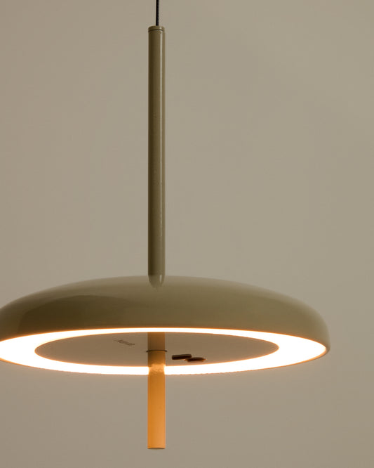 Porte light grey aluminium portable ceiling lamp Ø 16 cm