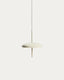 Porte light grey aluminium portable ceiling lamp Ø 16 cm