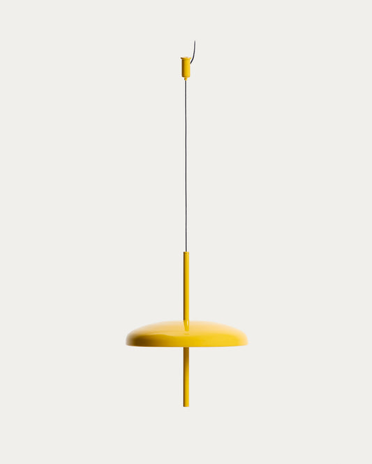 Porte yellow aluminium portable ceiling lamp Ø 16 cm