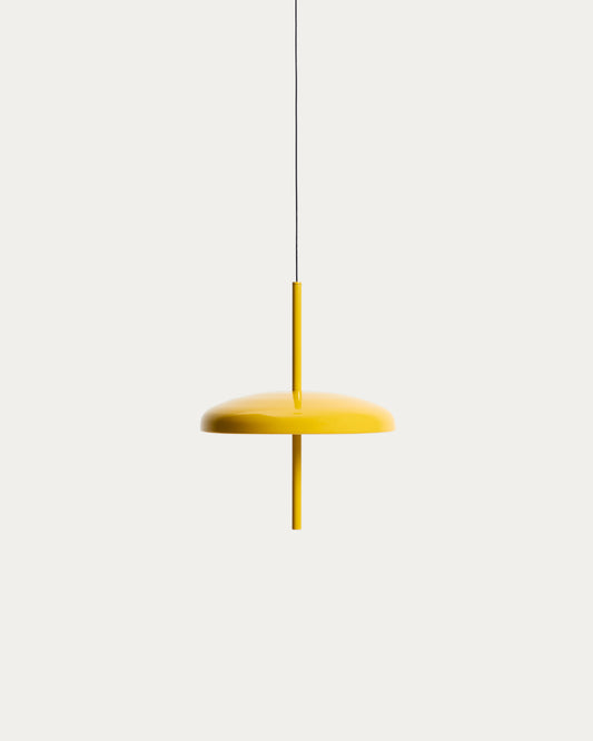 Porte yellow aluminium portable ceiling lamp Ø 16 cm