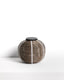 Garoina outdoor solar LED table lamp in taupe synthetic rattan Ø25cm