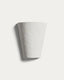 Ceren white ceramic wall lamp 21 cm