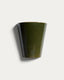 Ceren green ceramic wall lamp 21 cm