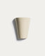 Ceren beige ceramic wall lamp 13 cm
