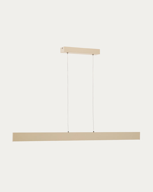 Boadella aluminium ceiling lamp with beige painted finish