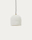 Calvia white papier-mâché ceiling lamp Ø 25 cm