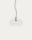 Balma transparent glass ceiling lamp, Ø 40 cm