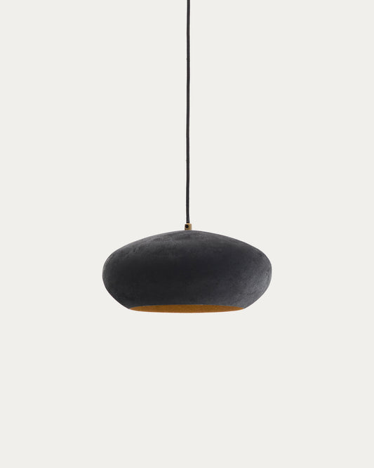 Inda metal ceiling lamp in a black finish, Ø 30 cm