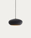 Inda metal ceiling lamp in a black finish, Ø 30 cm