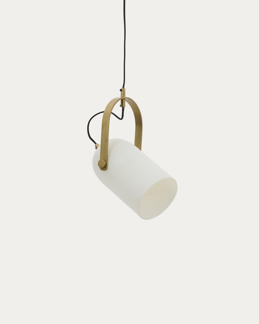Reisy ceiling lamp made of glazed glass, Ø14 cm