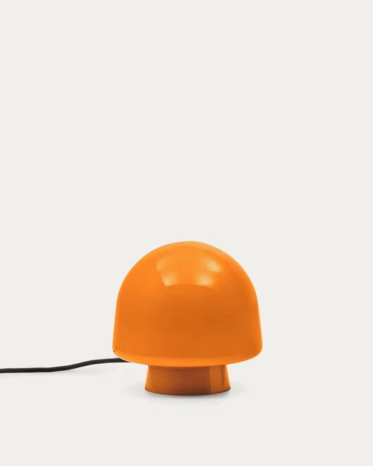 Reig orange glass table lamp