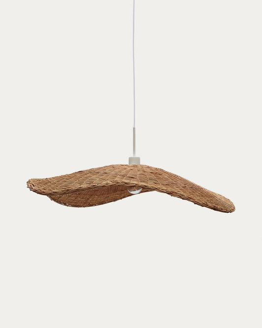 Bisbal ceiling lamp shade with a natural finish, Ø 80 cm