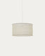 Mariela linen ceiling lamp shade in a beige finish Ø 50 x 30 cm