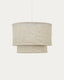 Mariela linen ceiling lamp shade in a beige finish Ã˜ 60 x 40 cm