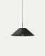 Saranella lampshade for outdoor ceiling lamp in black synthetic rattan Ø 50cm