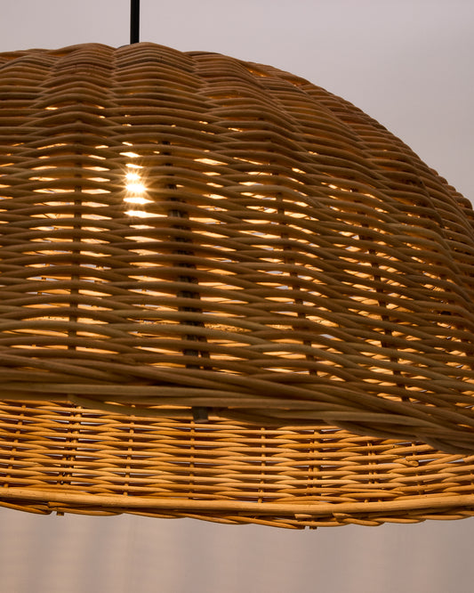 Jornets rattan ceiling lamp shade in a natural finish Ø 80 cm