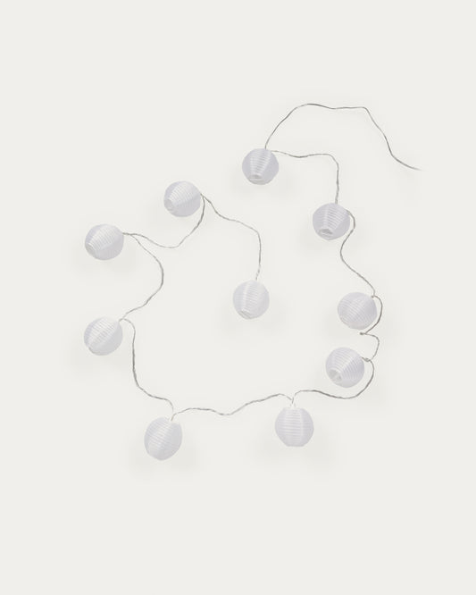 Amabile white LED light garland 4,35 m