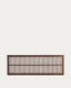 Beyla solid ash wood headboard with walnut finish for a bed up to 180 cm FSC 100%