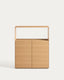 Visala oak veneer shelf 90 x 106 cm FSC 100%