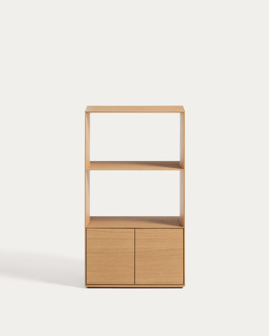 Visala with 1 visible shelf oak veneer shelf 60 x 106 cm FSC 100%