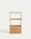 Visala with 1 visible shelf oak veneer shelf 60 x 106 cm FSC 100%